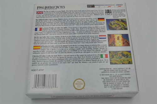 Final Fantasy Tactics Advance - EUR - I æske - GameBoy Advance spil (A Grade) (Genbrug)